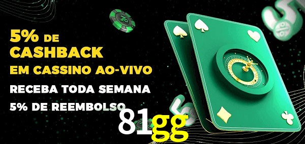 Promoções do cassino ao Vivo 81gg
